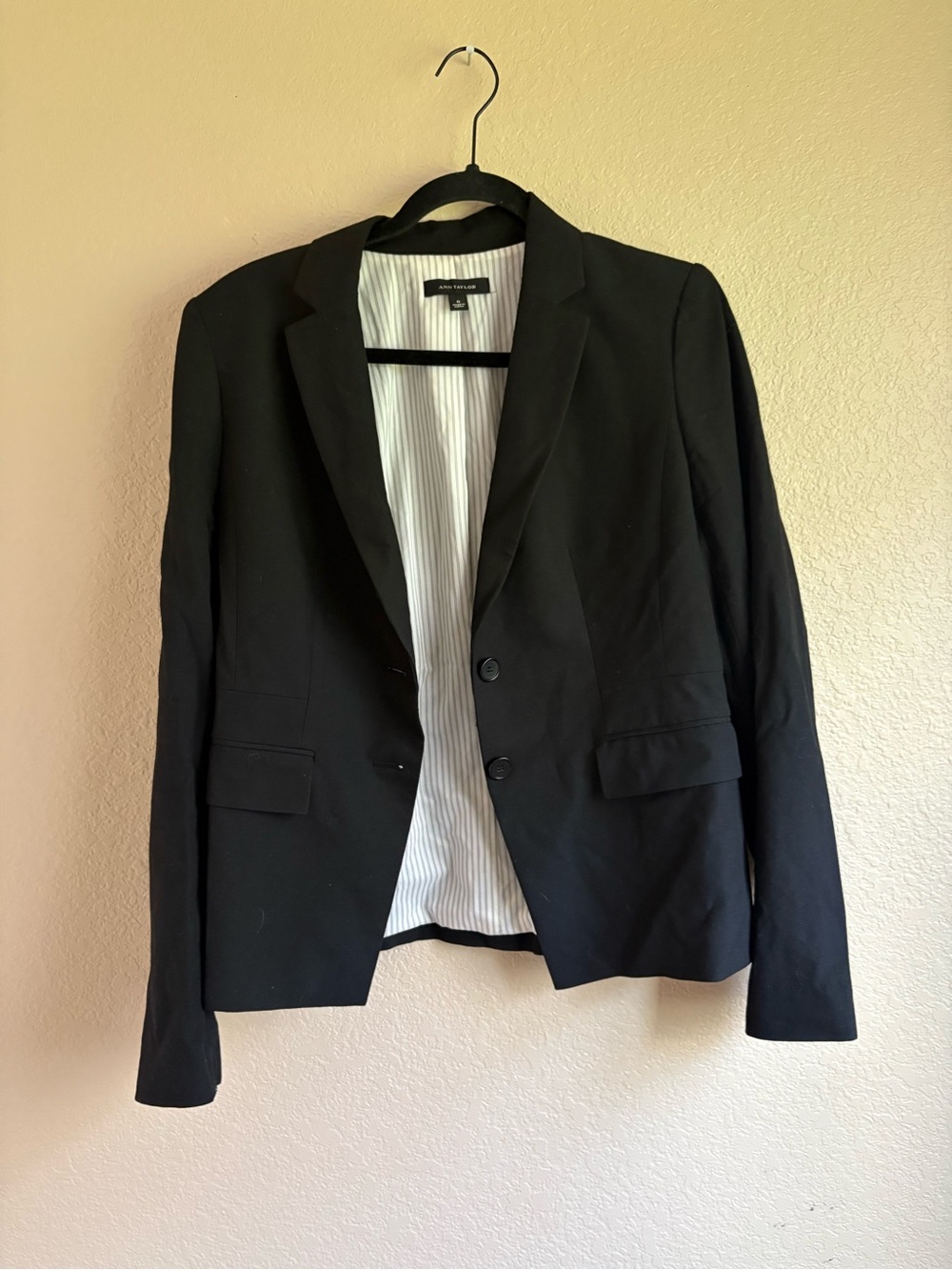 Classic Black Single-Breasted Blazer - Women’s Ann Taylor